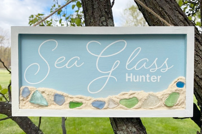 Making and adding a sand texture to your wood signs
