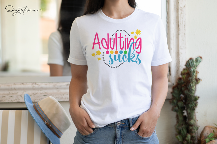 Adulting Sucks SVG for Cricut & Silhouette