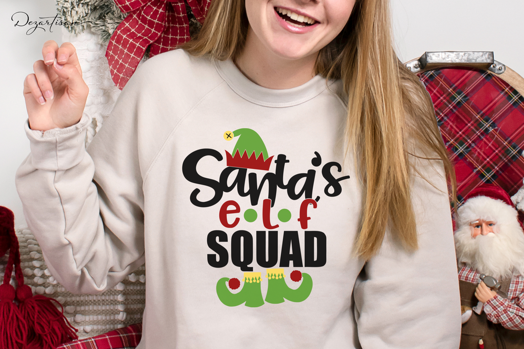 Santa's Elf SVG | Elf Squad SVG | Santa's Squad SVG | Elf Legs SVG | Elf Hat SVG