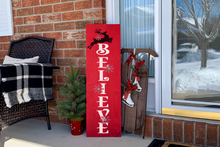 Load image into Gallery viewer, Christmas Believe Porch Sitter SVG Digital Design Cut File For Cricut &amp; Silhouette
