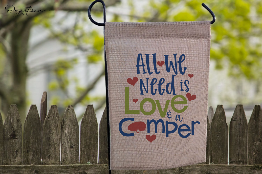 All We Need Is Love And A Camper SVG  Cricut & Silhouette