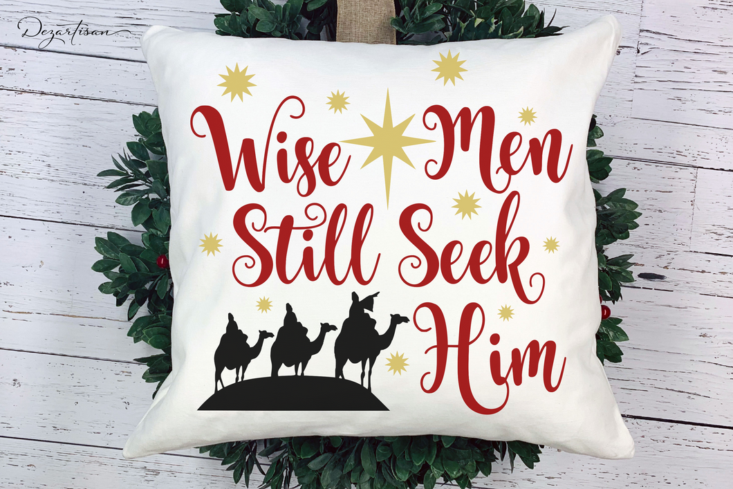 Wise Men still Seek Him Christmas Religious SVG Digital Design Cut File for Cricut & Silhouette