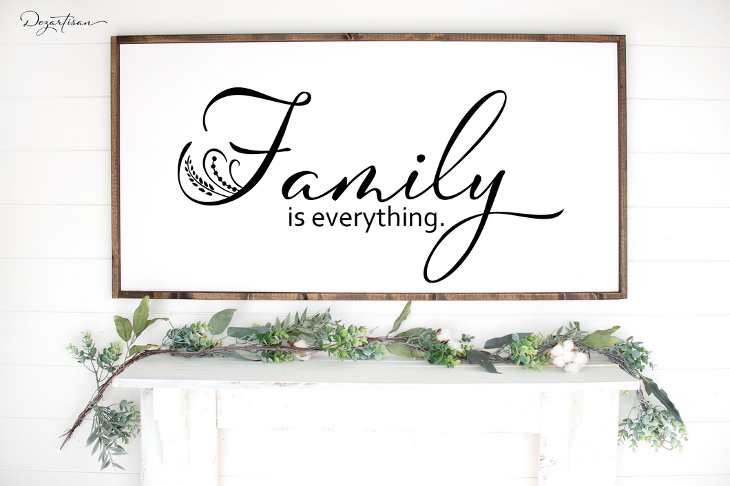 Family Is Everything SVG Digital Design Cut File for Cricut & Silhouette