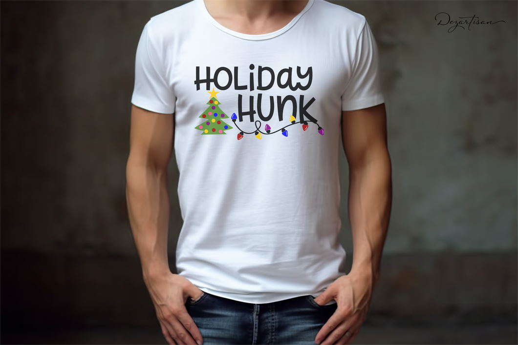 Holiday Hunk SVG Digital Design Cut File for Cricut & Silhouette