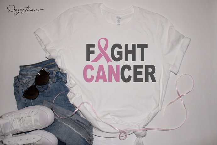 I Can Fight Cancer Awareness SVG