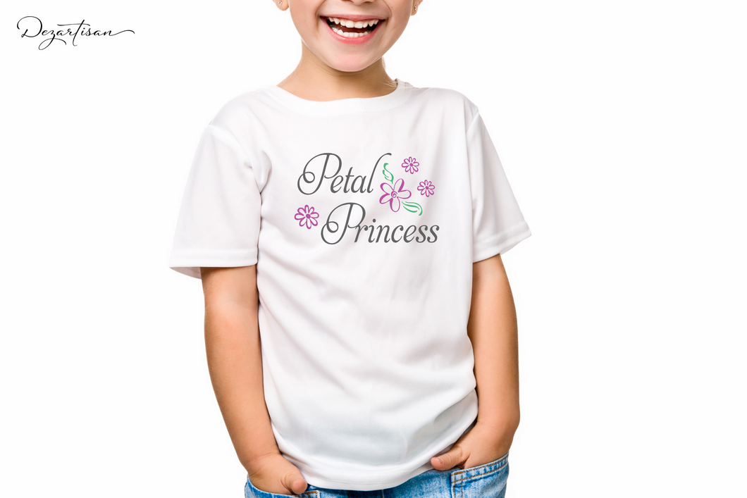 Flower Girl Petal Princess Wedding SVG Digital Designs Cut File for Cricut & Silhouette