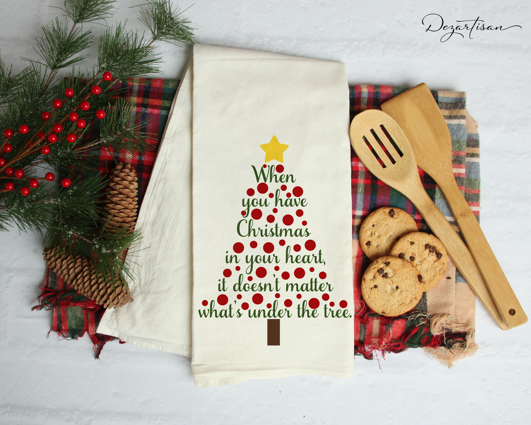 When You Have Christmas In Your Heart SVG Digital Design Cut File for Cricut & Silhouette