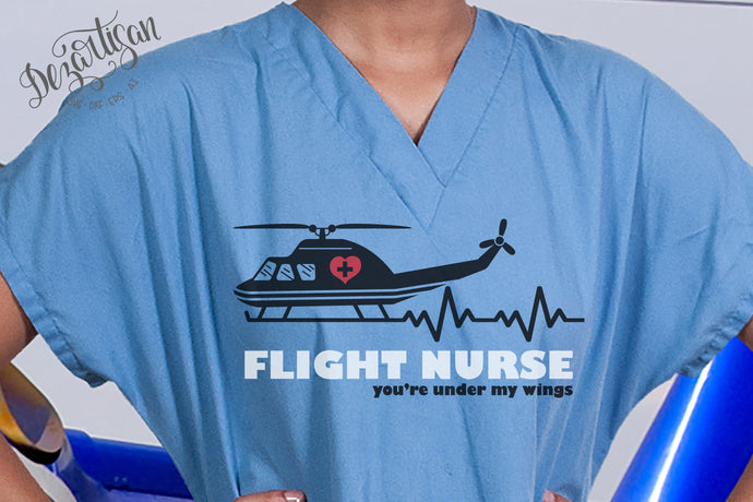 20DZA2014 Flight Nurse Crew Premium Cut files for your Cricut or Silhouette Cutting Machines. File formats include SVG | DXF | EPS | Ai.