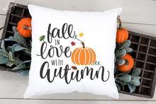 Load image into Gallery viewer, Fall in Love with Autumn SVG | DXF Cricut Silhouette Cut Files. File formats are: SVG | DXF | EPS | AI
