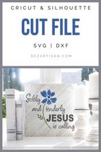 Load image into Gallery viewer, Softly and Tenderly Jesus is calling Premium SVG and DXF cut ready files for Cricut &amp; Silhouette
