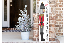 Load image into Gallery viewer, Nutcracker Merry Christmas Porch Sitter SVG Cricut Silhouette Premium Cut Files

