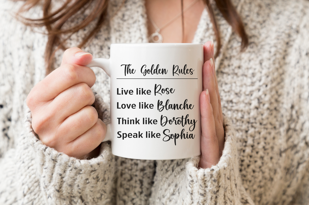 The Golden Rules Live Love Think Speak SVG Digital Design