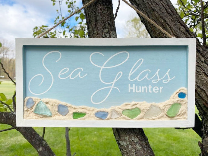 Sea Glass Hunter  Premium Cut file SVG | DXF  for Cricut and Silhouette Cutting Machines. 