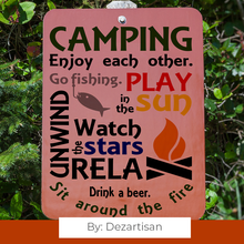Load image into Gallery viewer, DZA0023 Camping Relax Fish SVG | DXF Cut File for Cricut &amp; Silhouette Machines
