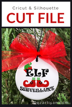Load image into Gallery viewer, Elf Surveillance Premium Cut File for your Cricut &amp; Silhouette Cutting Machines. File Formats are SVG | DXF | EPS | Ai
