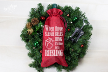 Load image into Gallery viewer, Sleigh Bells Ring Riesling Premium Cut File for your Cricut &amp; Silhouette Cutting Machines. File Formats are SVG | DXF | EPS | Ai
