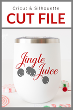 Load image into Gallery viewer, Jingle Juice Premium Cut File for your Cricut &amp; Silhouette Cutting Machines. File Formats are SVG | DXF | EPS | Ai
