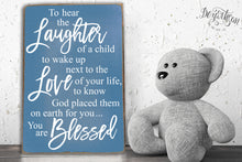 Load image into Gallery viewer, DZA109D Laughter of a child Premium Cut files for your Cricut or Silhouette Cutting Machines. File formats include SVG | DXF | EPS | Ai.
