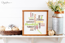 Load image into Gallery viewer, Fall Autumn Maple Leaf Subway Art SVG Digital Design Cut File For Cricut &amp; Silhouette
