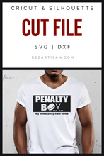 Load image into Gallery viewer, Penalty Box Premium SVG | DXF Cricut &amp; Silhouette Cut Files
