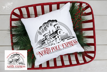Load image into Gallery viewer, Santa North Pole Express Train Premium Cut File for your Cricut &amp; Silhouette Cutting Machines. File Formats are SVG | DXF | EPS | Ai
