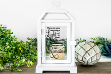 Load image into Gallery viewer, Memorial  The Light Remains Premium Cut File for your Cricut &amp; Silhouette Cutting Machines. File Formats are SVG | DXF | EPS | Ai
