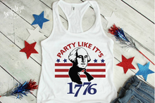 Load image into Gallery viewer, Patriotic Party Like It&#39;s 1776 Premium Cut File VG | DXF Cricut Silhouette Cut Files

