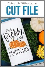 Load image into Gallery viewer, Farm Fresh Pumpkins 10 cents  Premium Cut File for your Cricut &amp; Silhouette Cutting Machines. File Formats are SVG | DXF | EPS | Ai
