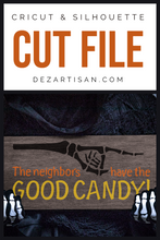 Load image into Gallery viewer, Premium Cut File  Halloween neighbors have the good candy SVG | DXF for Cricut &amp; Silhouette

